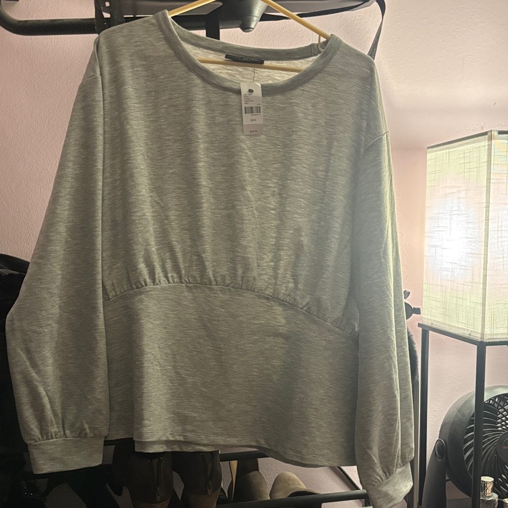 Lane Bryant Gray Sweatshirt
